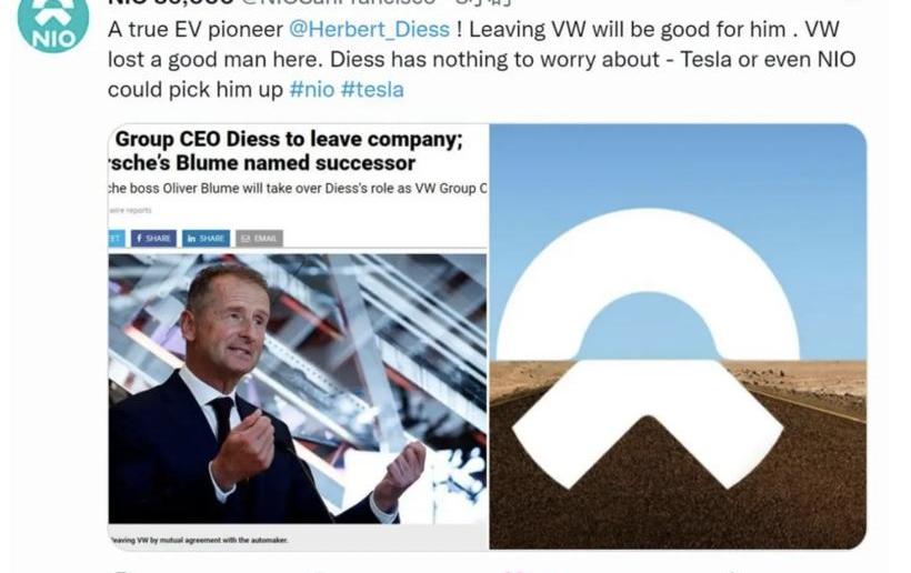 Volkswagen, Tesla, Weilai, Audi, Porsche