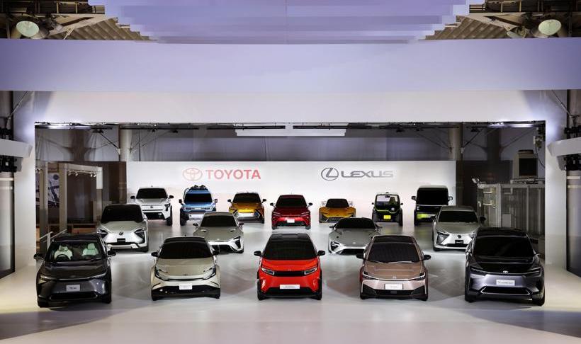 Toyota, Tesla, BYD, Lexus, Lexus rz