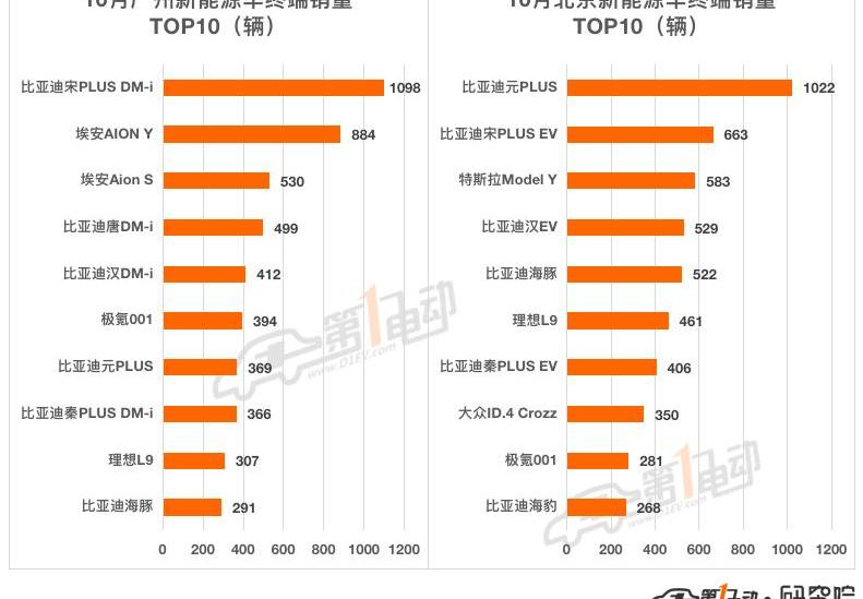 BYD, Yuan PLUS, Dolphin, Tesla, Model Y