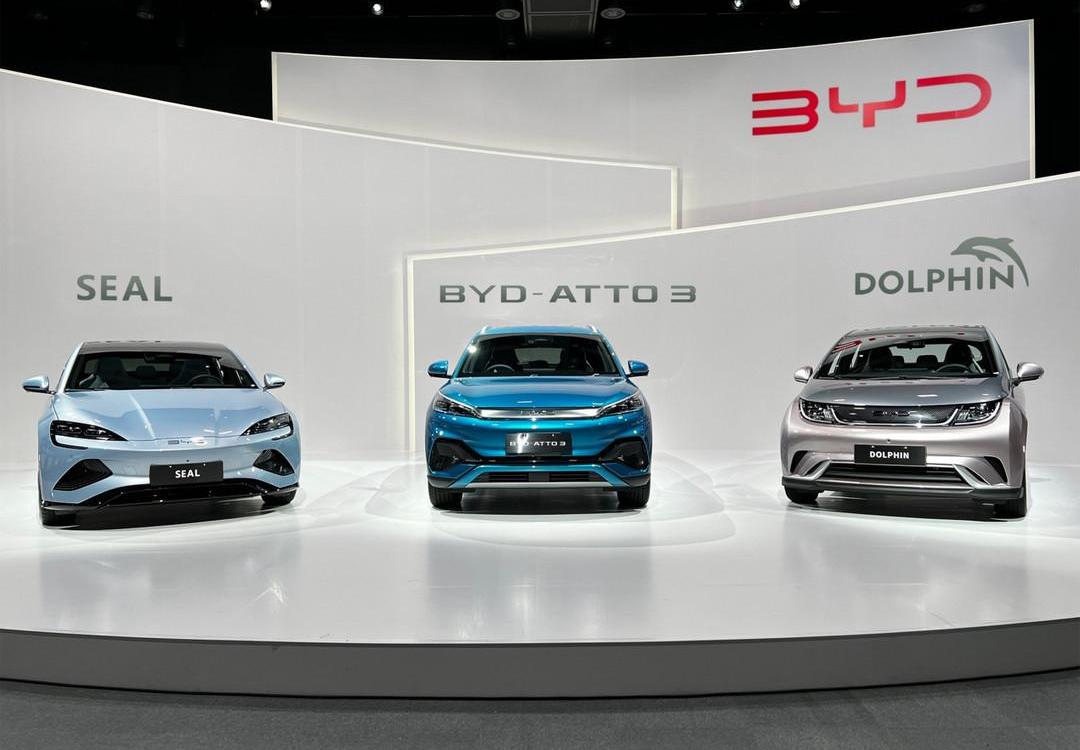 BYD, seal, yuan PLUS, dolphin