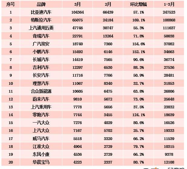 BYD, Volkswagen, Tesla, Chery, mini