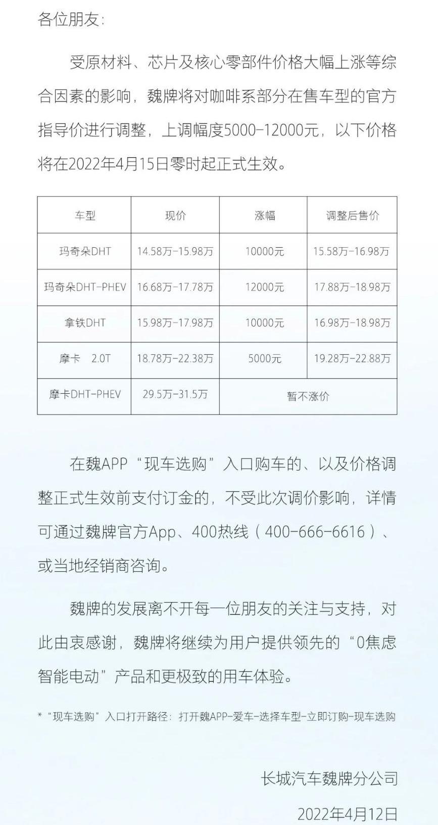 Wei Pai, BYD, Weilai, Tucki