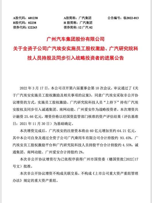 Ai 'an, Guangzhou Automobile Group, Weilai, Aouita, Honda