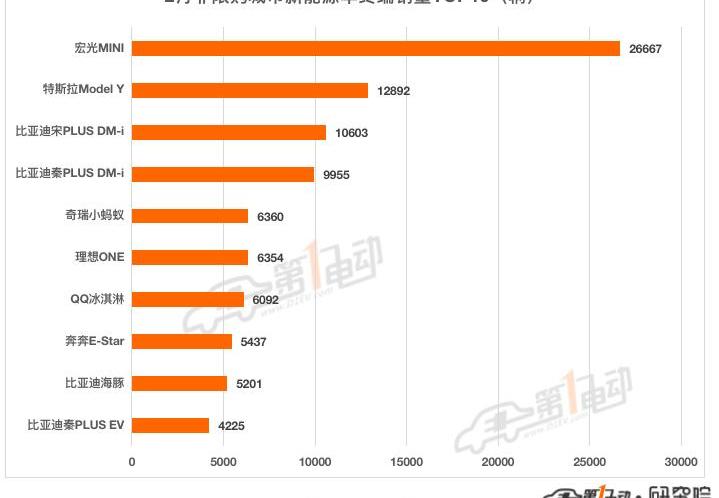 BYD, Tesla, MINI,QQ ice cream, model y