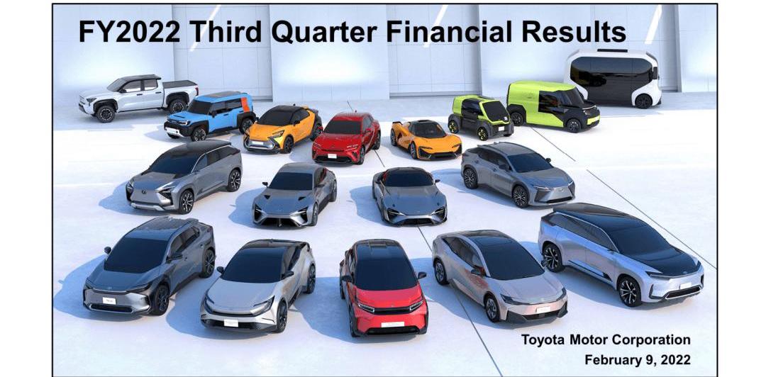 Toyota, Lexus, Tesla, Volkswagen, Mercedes-Benz