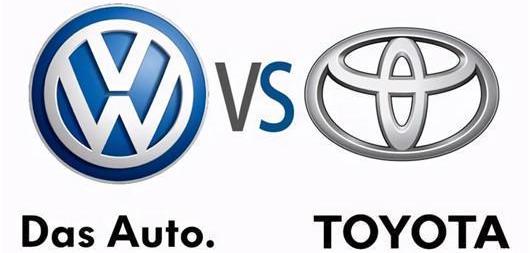 Toyota, Volkswagen, Tesla, Audi