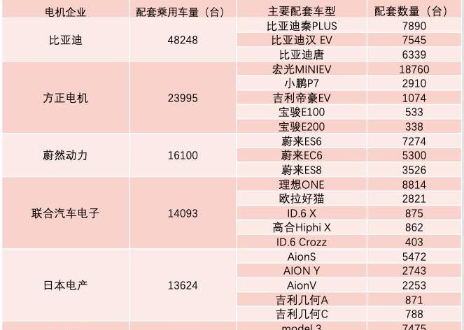 BYD, Li ONE, Tesla, Tucki, mini
