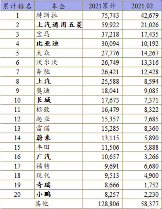 Model 3, Tesla, Ford, BMW, BYD 