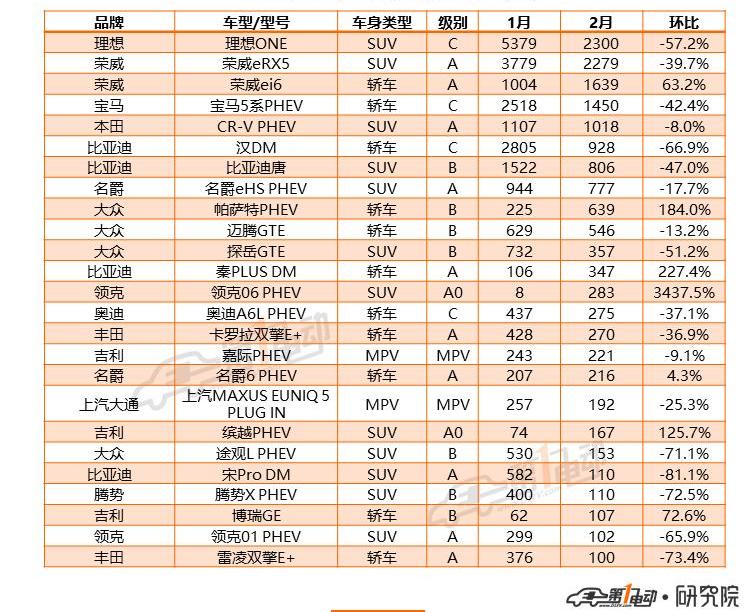 Tesla, BYD, Roewe, Euler, Han
