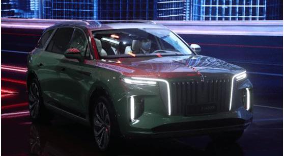 red flag, red flag E-HS9, Beijing, Audi, Tesla