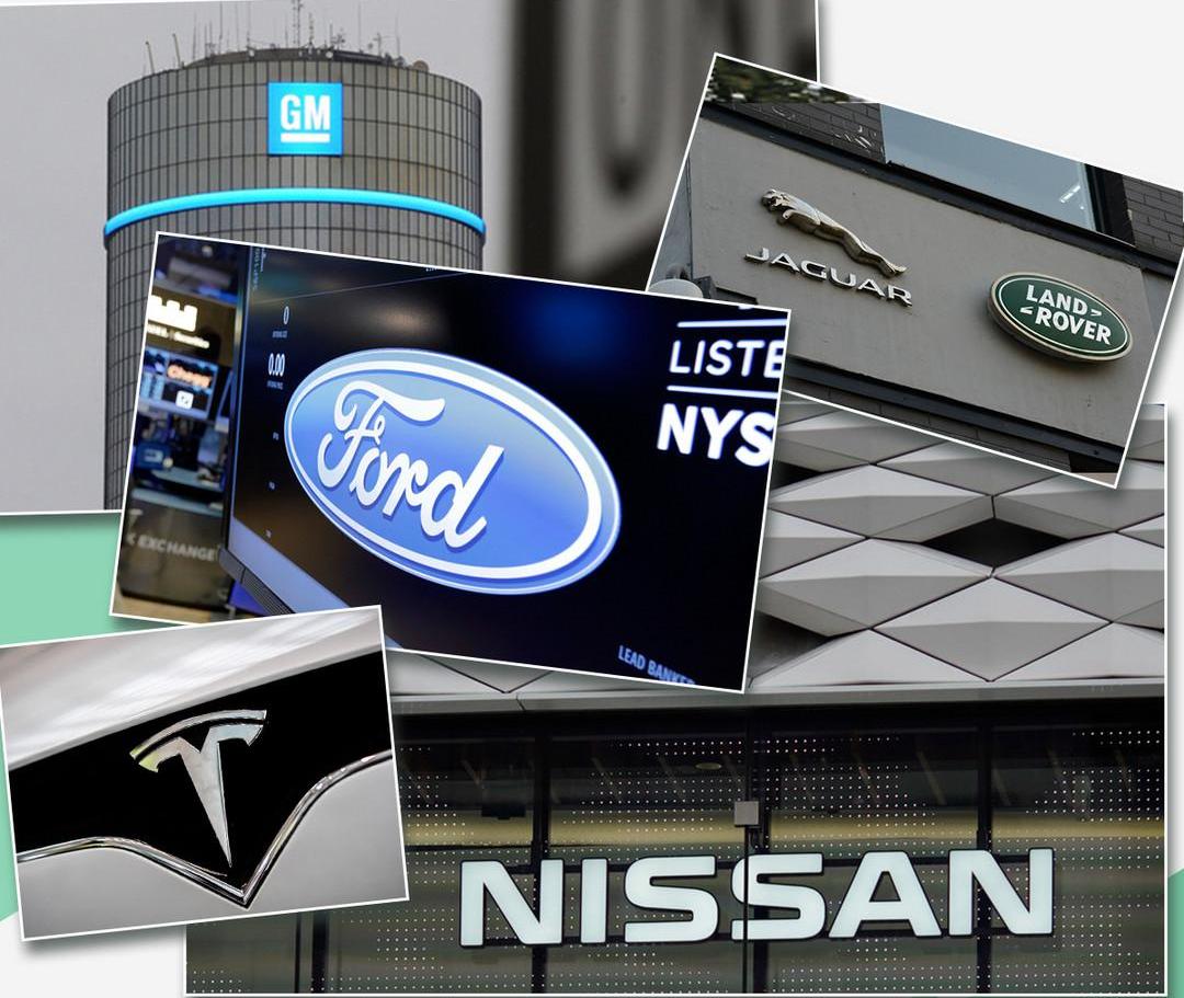 Ford, Nissan, Audi, Honda, Mercedes-Benz