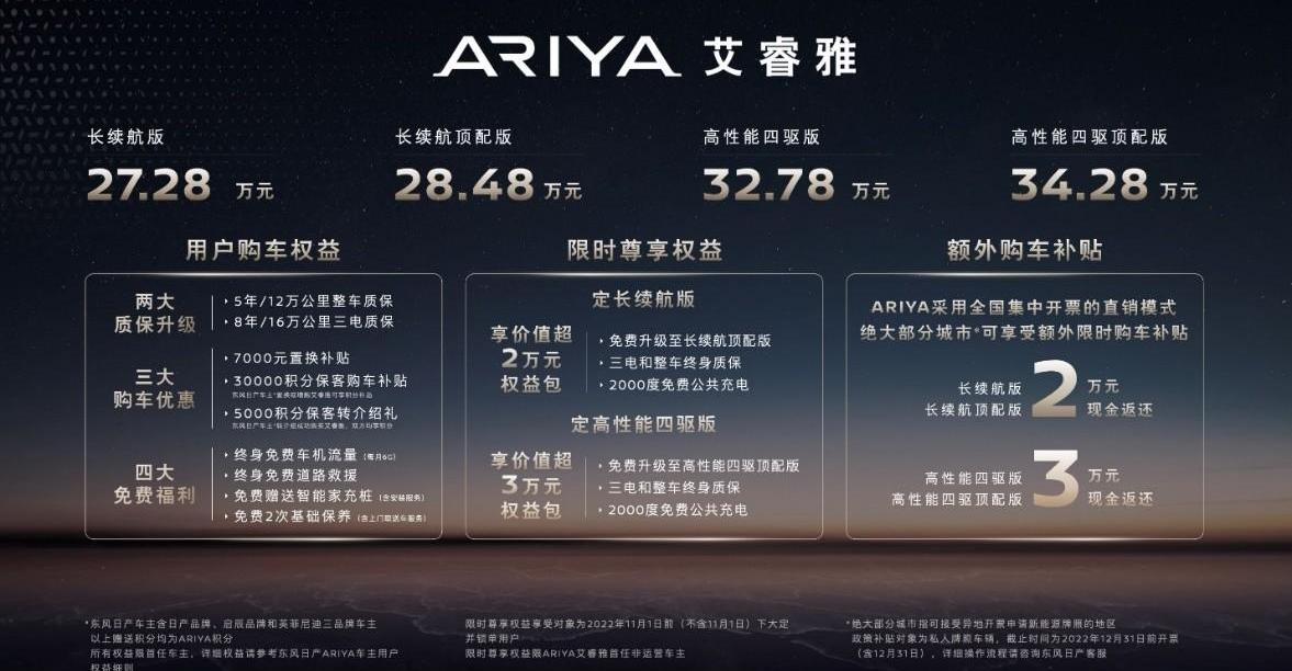 日产,ARIYA艾睿雅,东风,理念,三菱