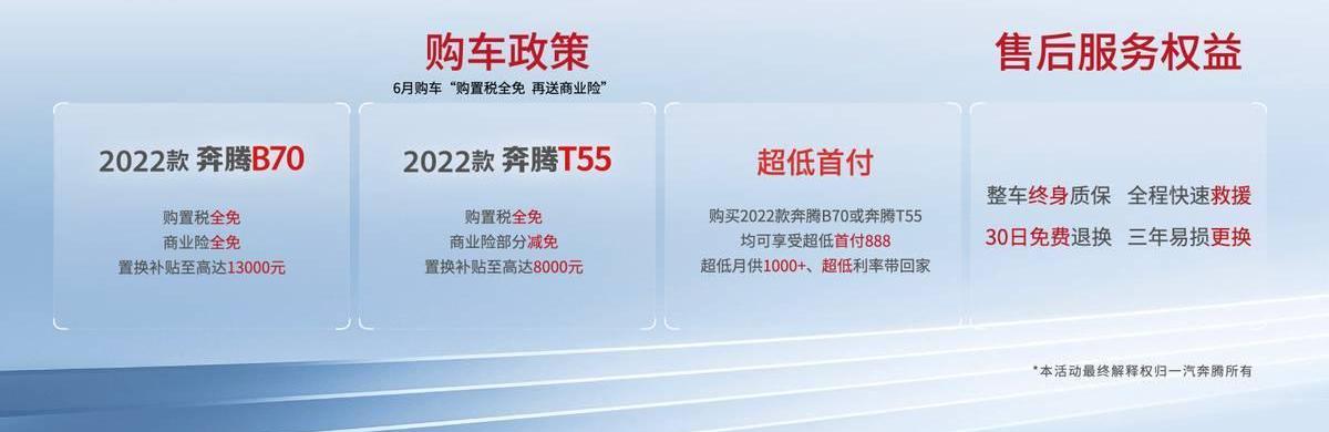 奔腾,一汽,奔腾B70,奔腾T55,理念