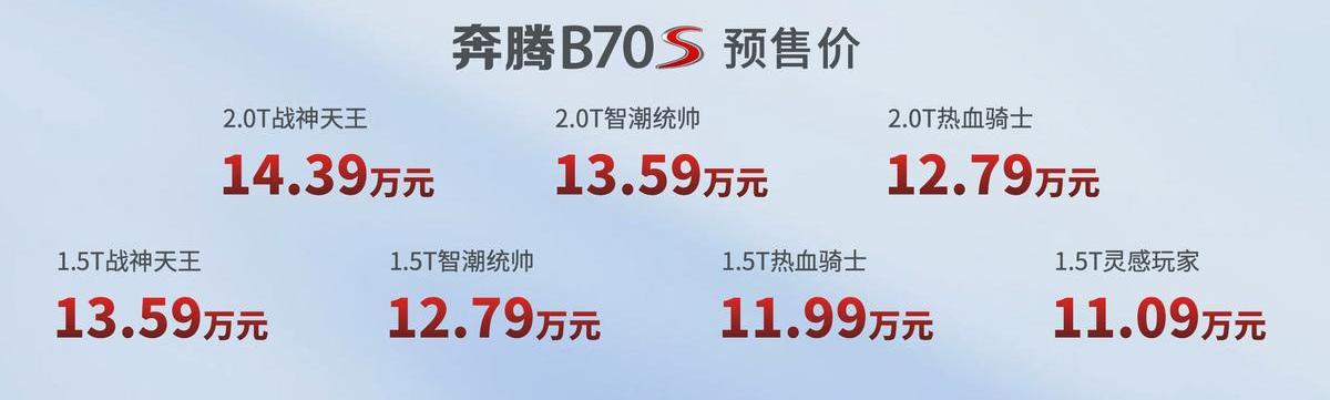 奔腾,一汽,奔腾B70S,奔腾B70,理念
