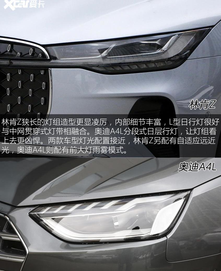 奥迪,奥迪A4L,林肯,林肯Z