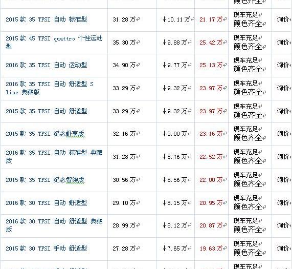 奥迪,奔驰,宝马,凯迪拉克,英菲尼迪
