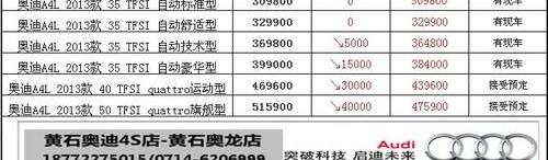 奥迪,一汽,奥迪A4L