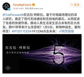 特斯拉,世纪,Faraday Future,现代