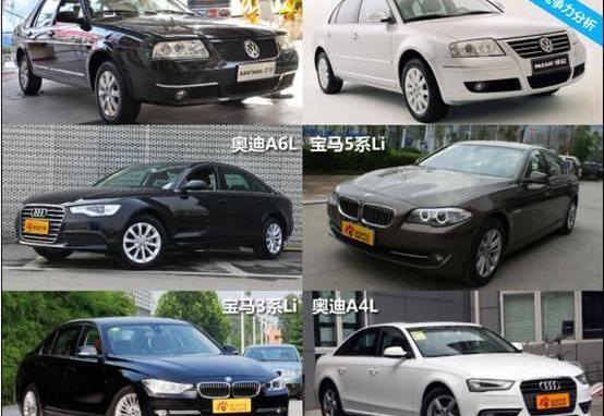 凯迪拉克,奥迪,宝马,奥迪A4L,奥迪A6