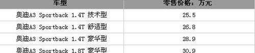 奥迪,奥迪A3,大众,一汽