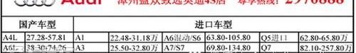 奥迪,奥迪A3