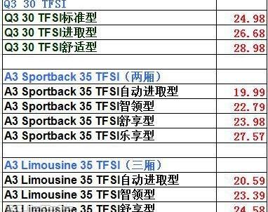 奥迪,奥迪A3,奥迪Q3,大众,一汽