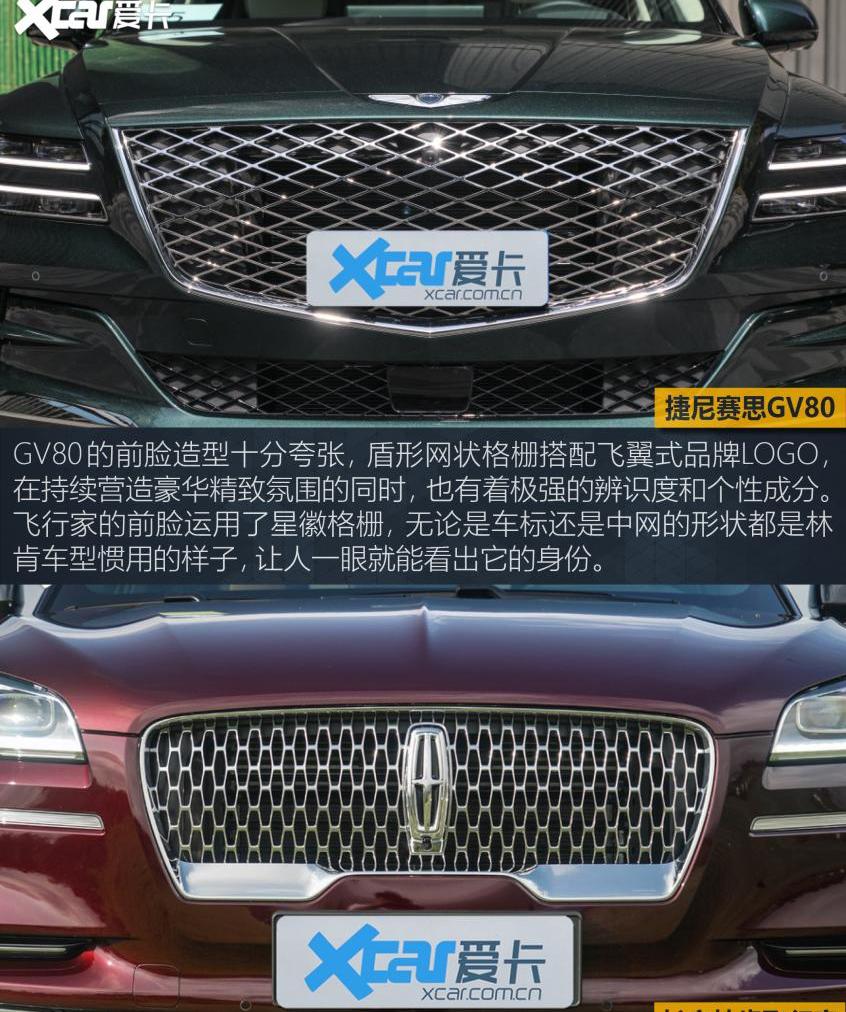 捷尼赛思,捷尼赛思GV80,飞行家,林肯,奥迪