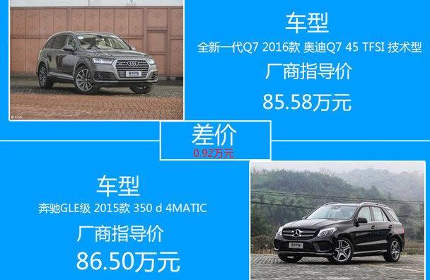 奔驰,奔驰GLE,奥迪,奥迪Q7,理念