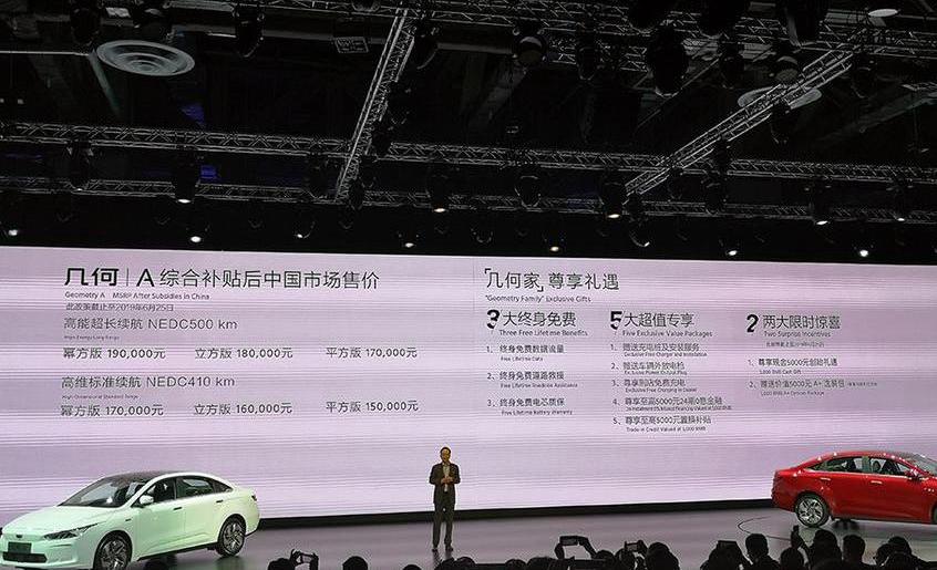 几何A,理念,特斯拉,Model 3,AION S