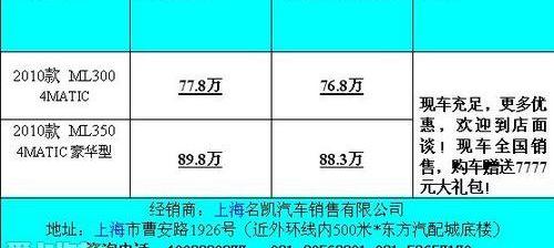 奔驰,宝马,别克,理念,荣威