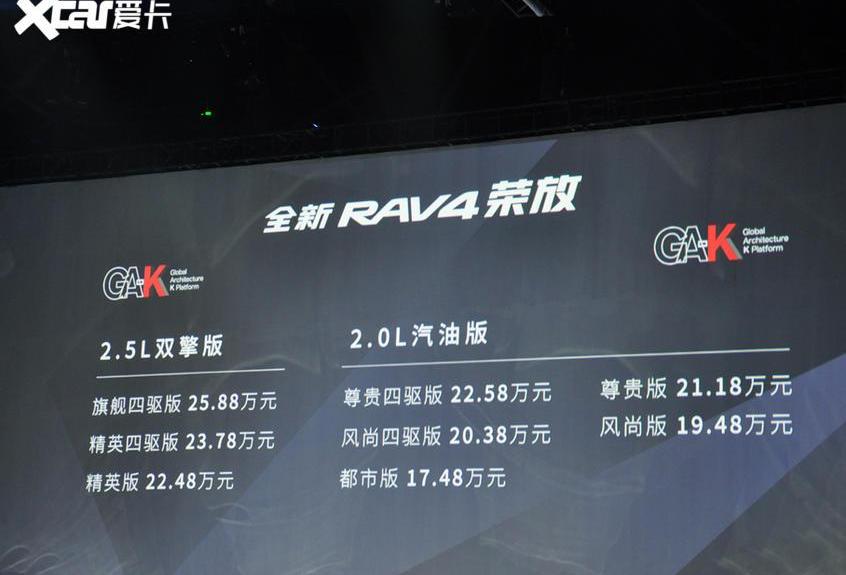 高尔夫,RAV4荣放,一汽,大众,丰田