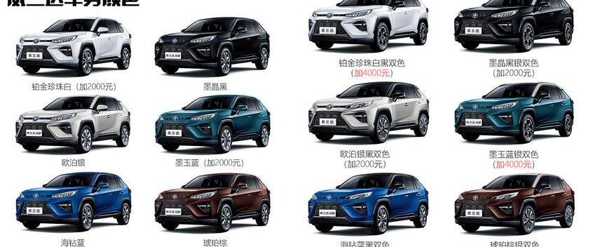 威兰达,RAV4荣放,雷克萨斯
