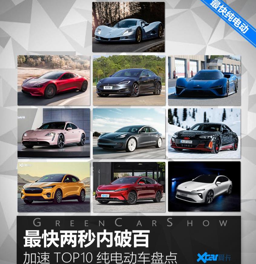 奥迪,汉,蔚来,Mustang,比亚迪