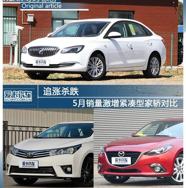 英朗,卡罗拉,别克,长安,丰田