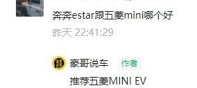 MINI,宏光MINIEV,奔驰,星越L,奔奔E-Star