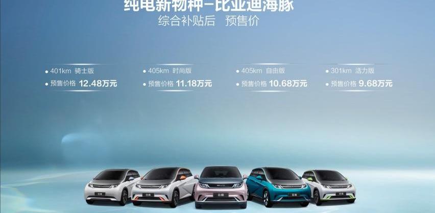 海豚,比亚迪,飞度,欧拉好猫,欧拉