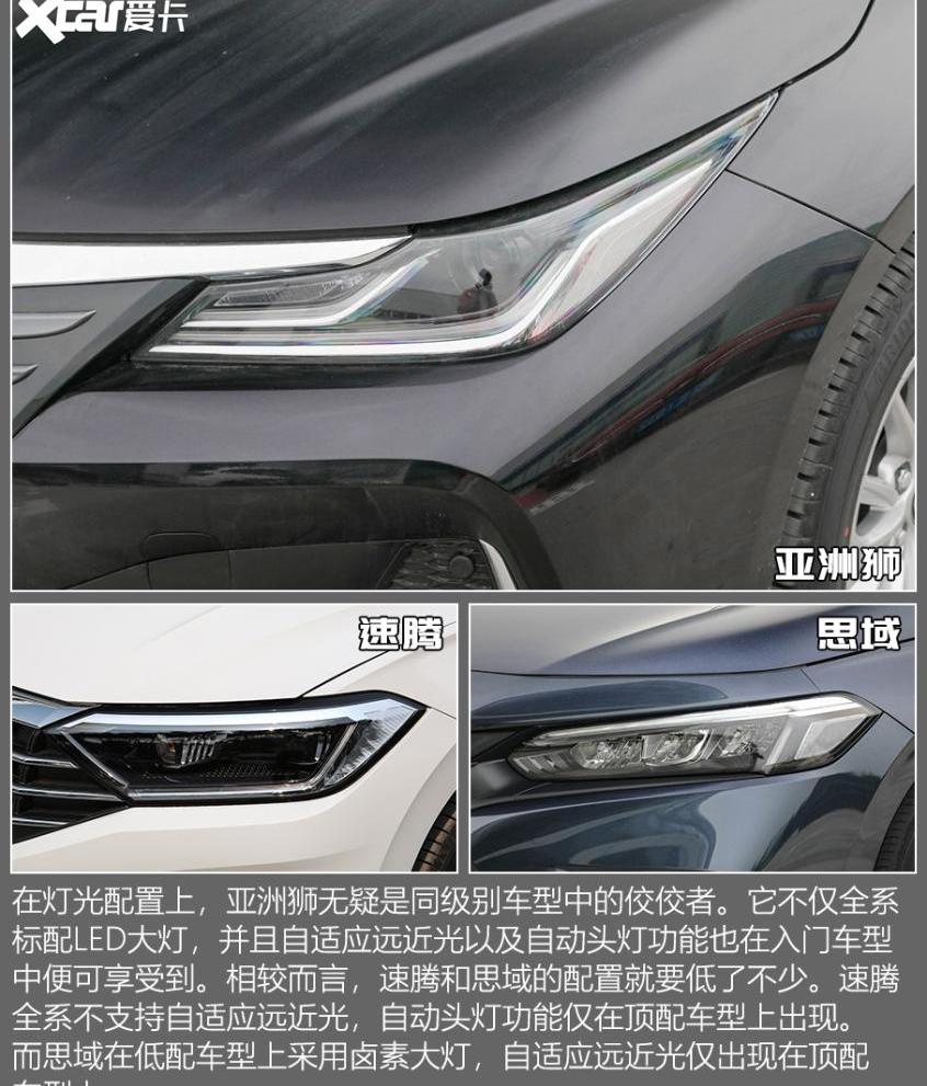 亚洲狮,丰田,一汽,思域,速腾