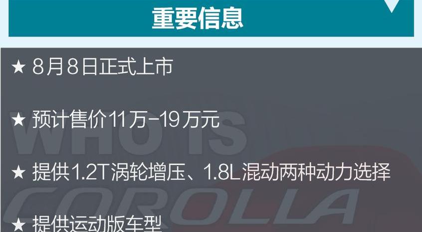 卡罗拉,丰田,理念