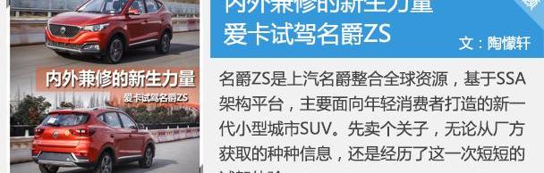 名爵,名爵ZS,大众,斑马