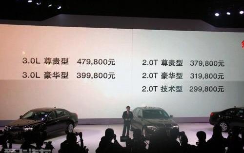 红旗,红旗H7,一汽,皇冠,奥迪