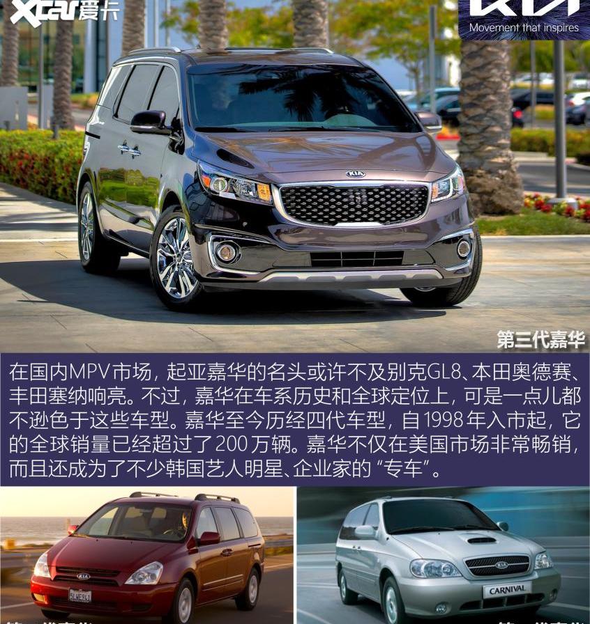 起亚,嘉华,本田,艾力绅,奥德赛
