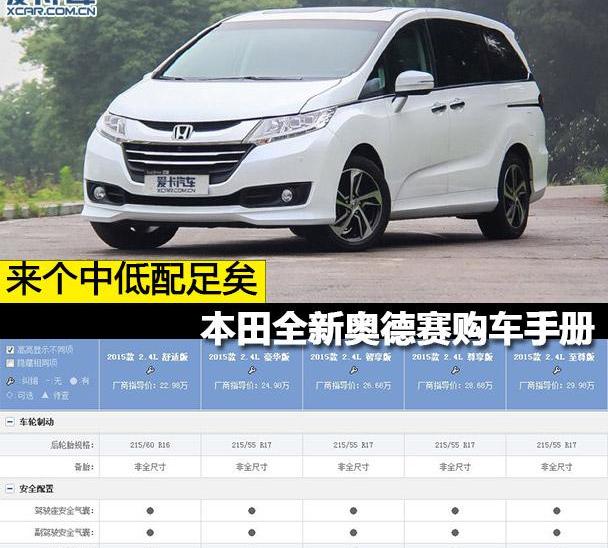 奥德赛,本田,别克,别克GL8,艾力绅