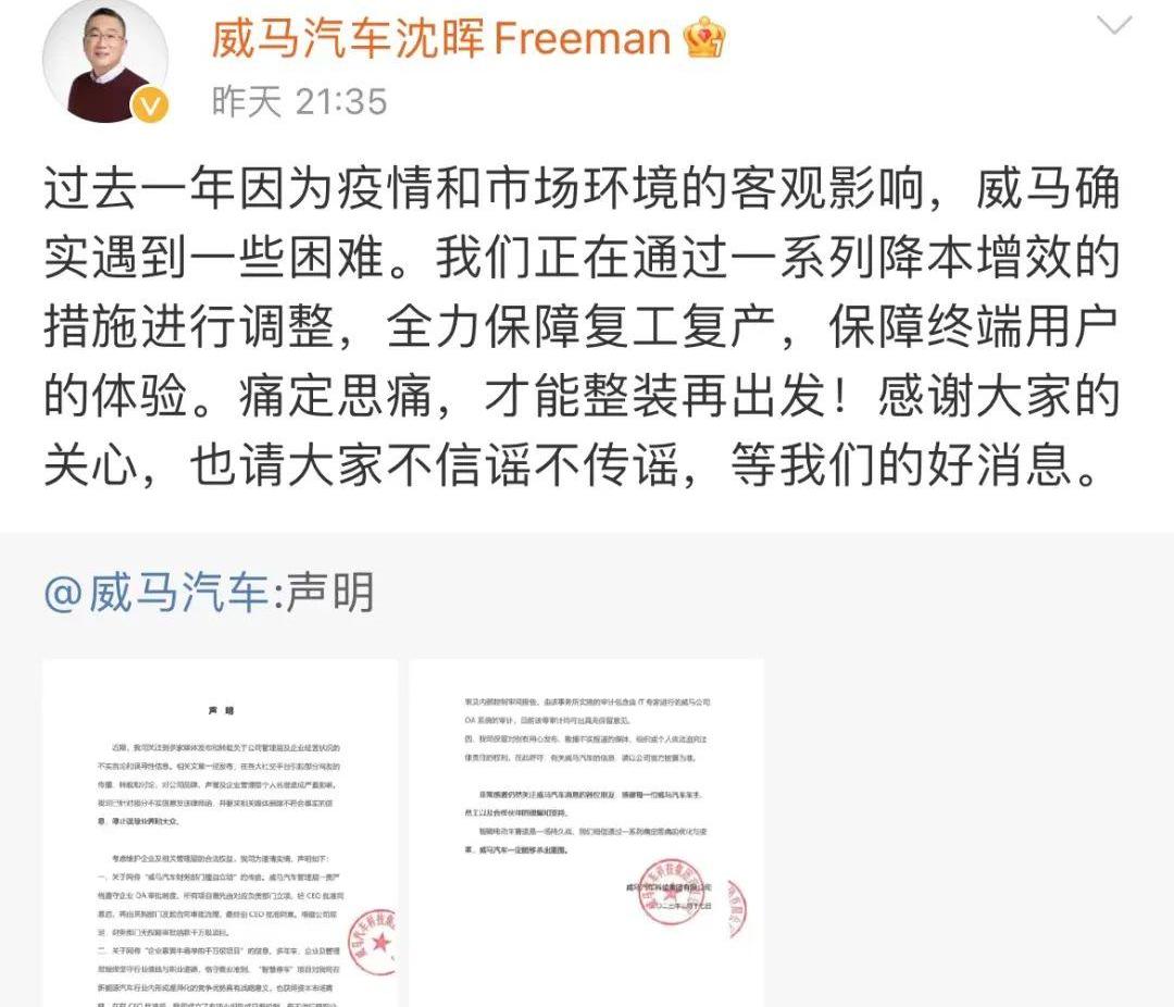 威马汽车,威马M7