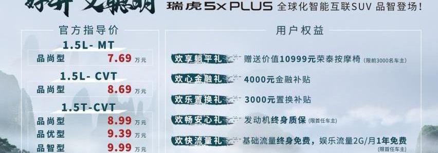 瑞虎5x,奇瑞,型格,远程