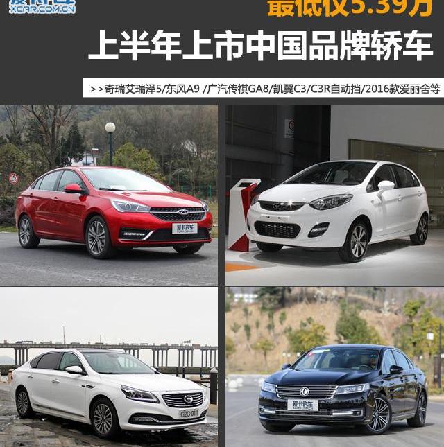 艾瑞泽5,景逸S50,奇瑞,北京,东风