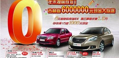 奇瑞,别克,东风,江淮,日产
