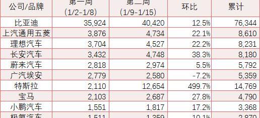 特斯拉,宝马,腾势,比亚迪,长安