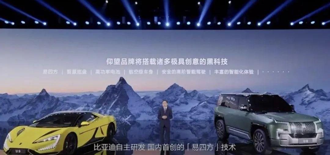 比亚迪,仰望,埃安,长安,理想汽车