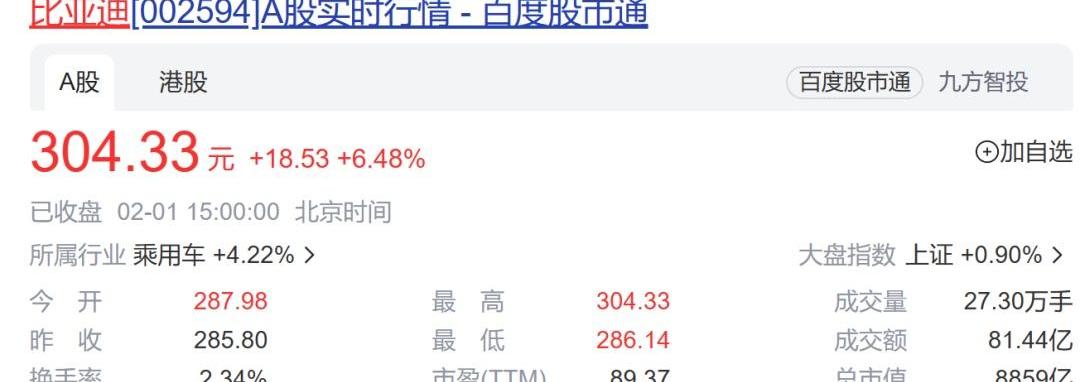 比亚迪,特斯拉
