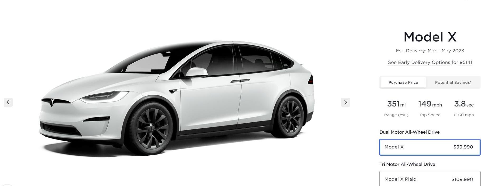 特斯拉,Model S,Model X,Model 3,Model Y